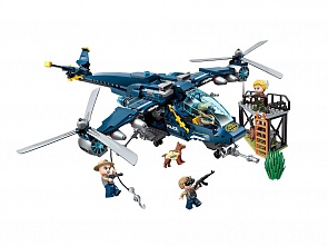 Конструктор – Полиция: вертолет с фигурками и аксессуарами, 402 детали (Enlighten Brick, BRICK1922 (12))